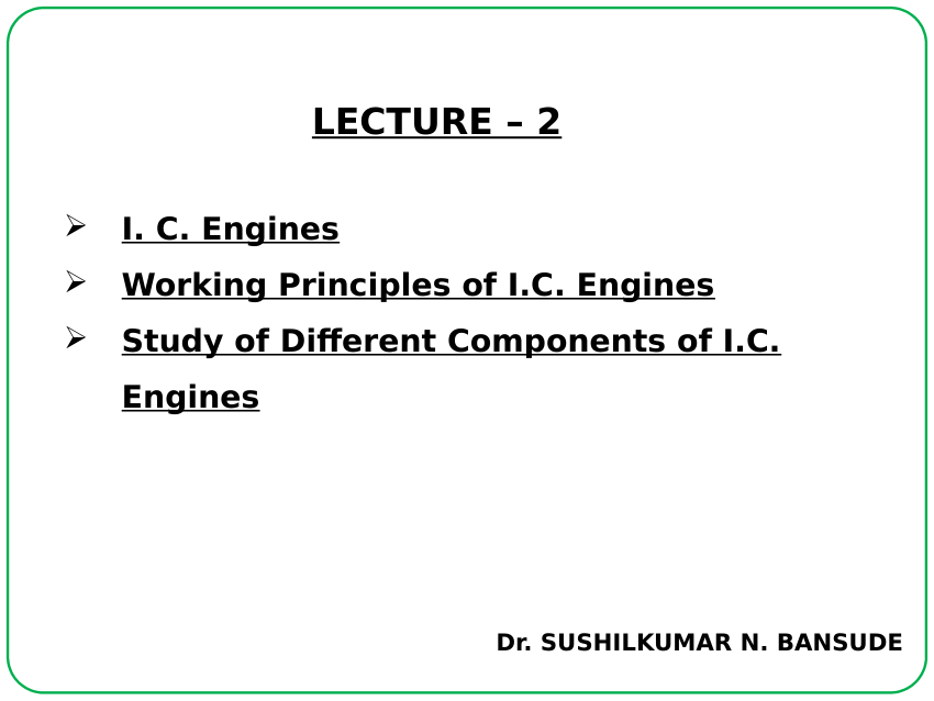 basics of ic engines ppt
