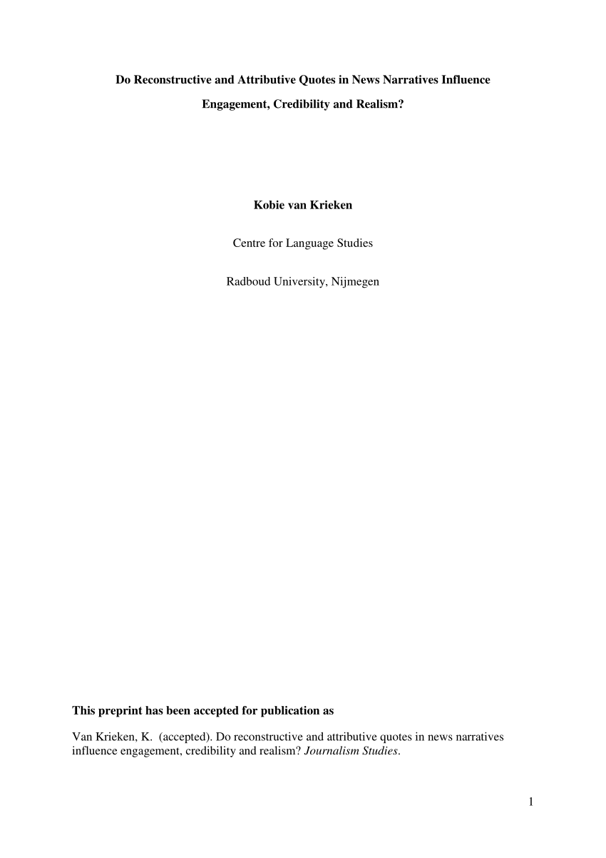 Student Understanding of the Use of Quotes and Paraphrases - Rhonda Gibson,  Joe Bob Hester, 1999