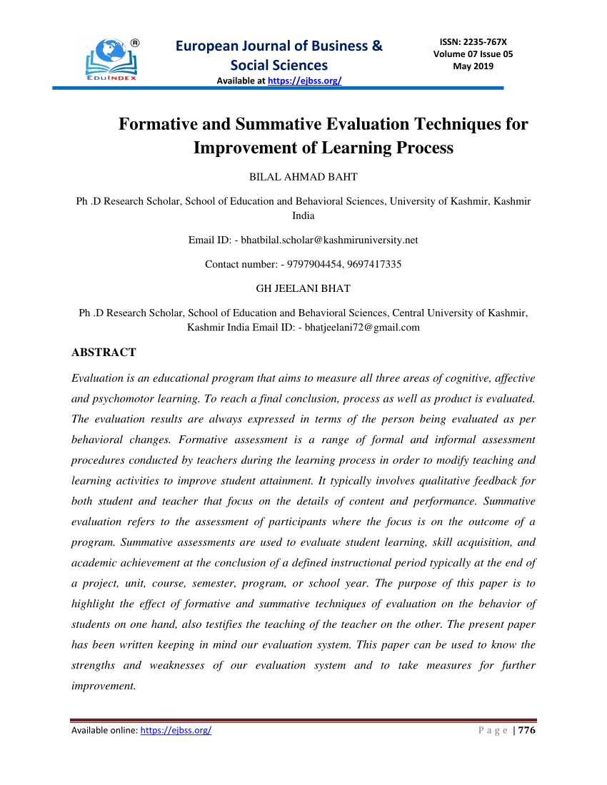 journal of evaluation and research in education
