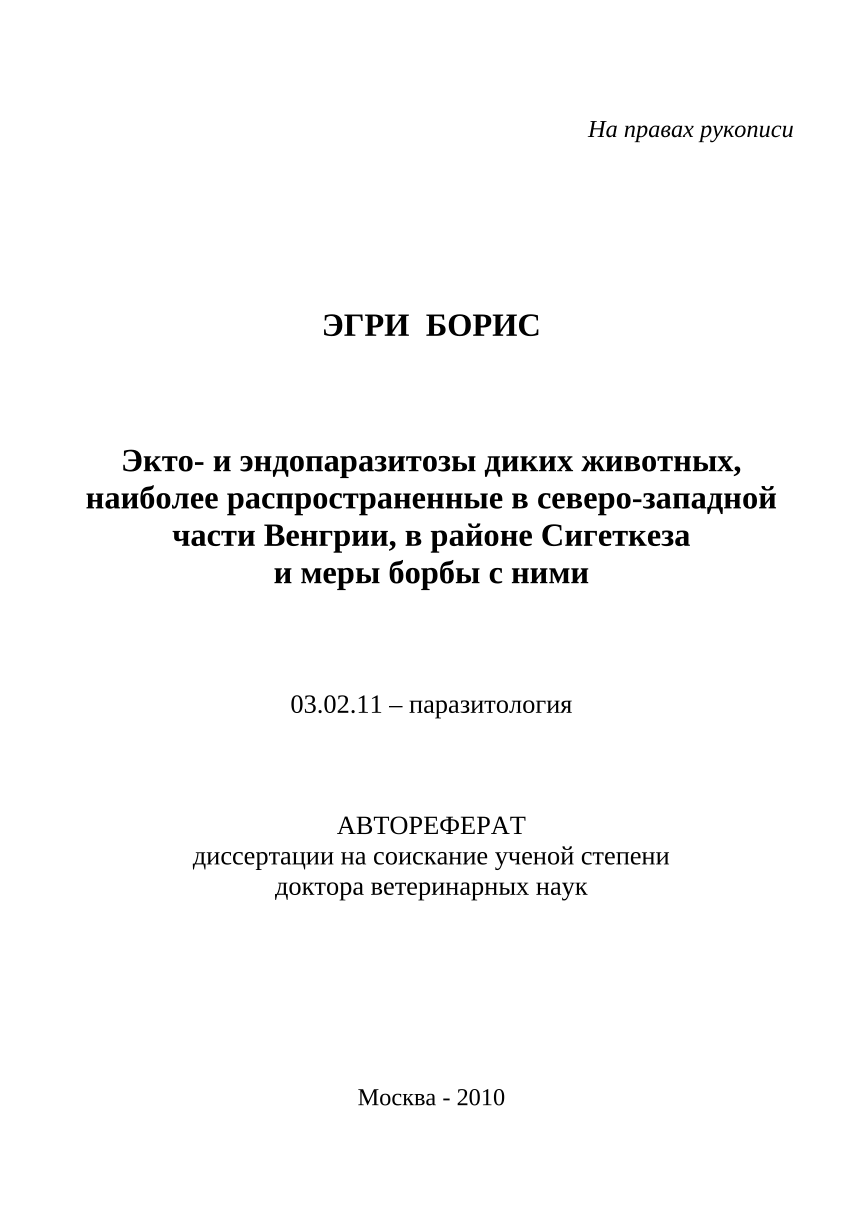 thesis in russian translate