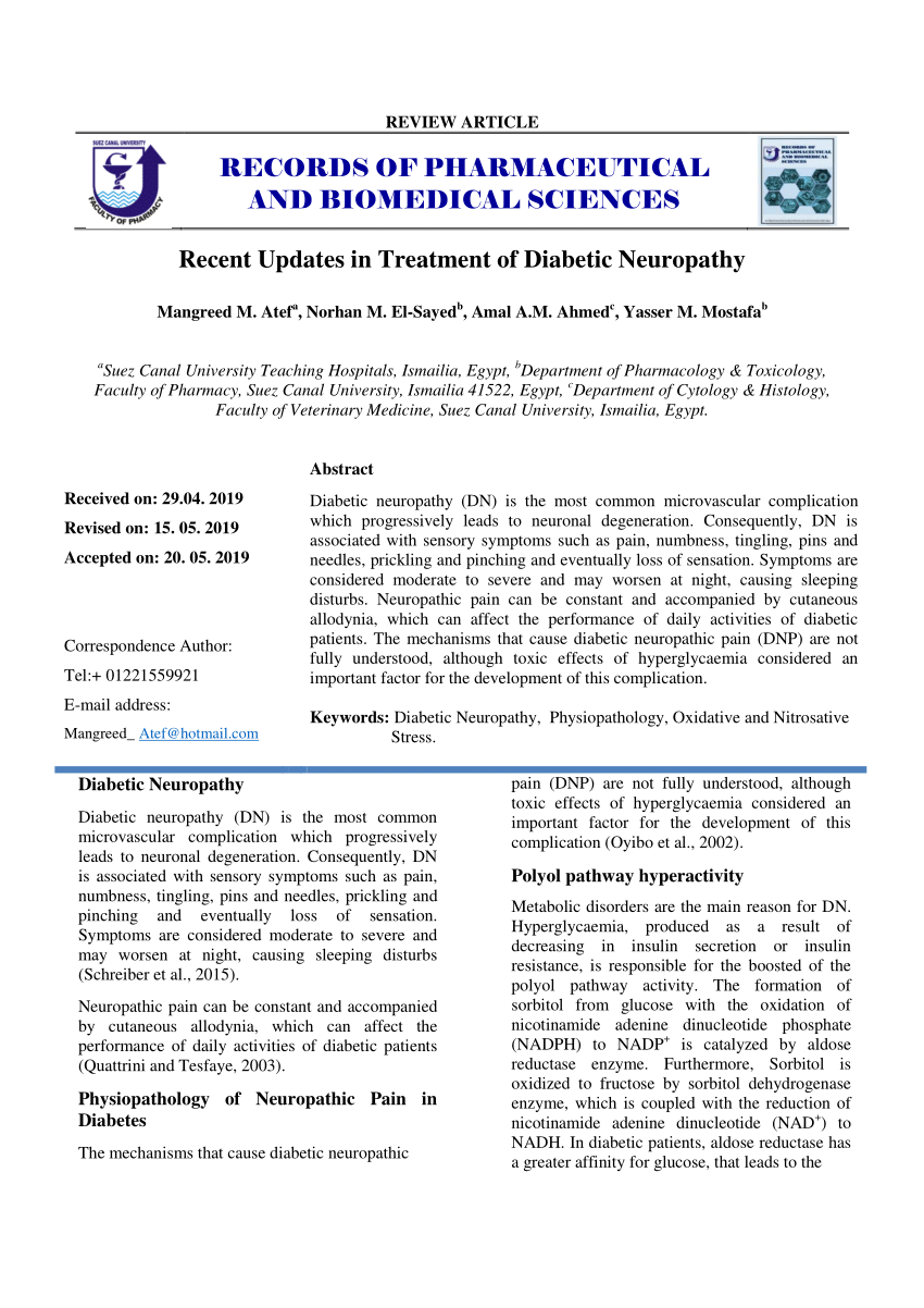 thesis on diabetic neuropathy