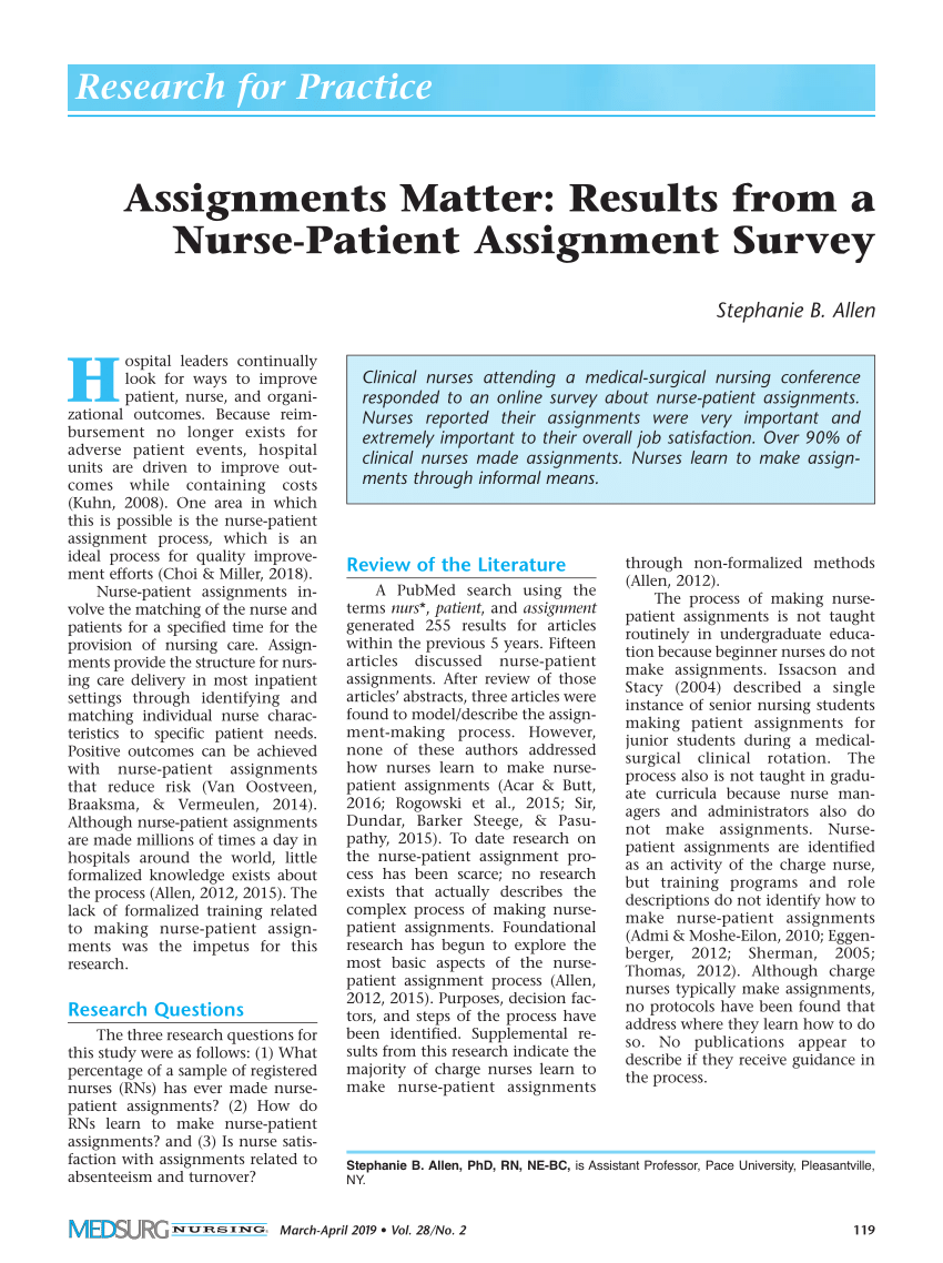 patient education assignment pdf