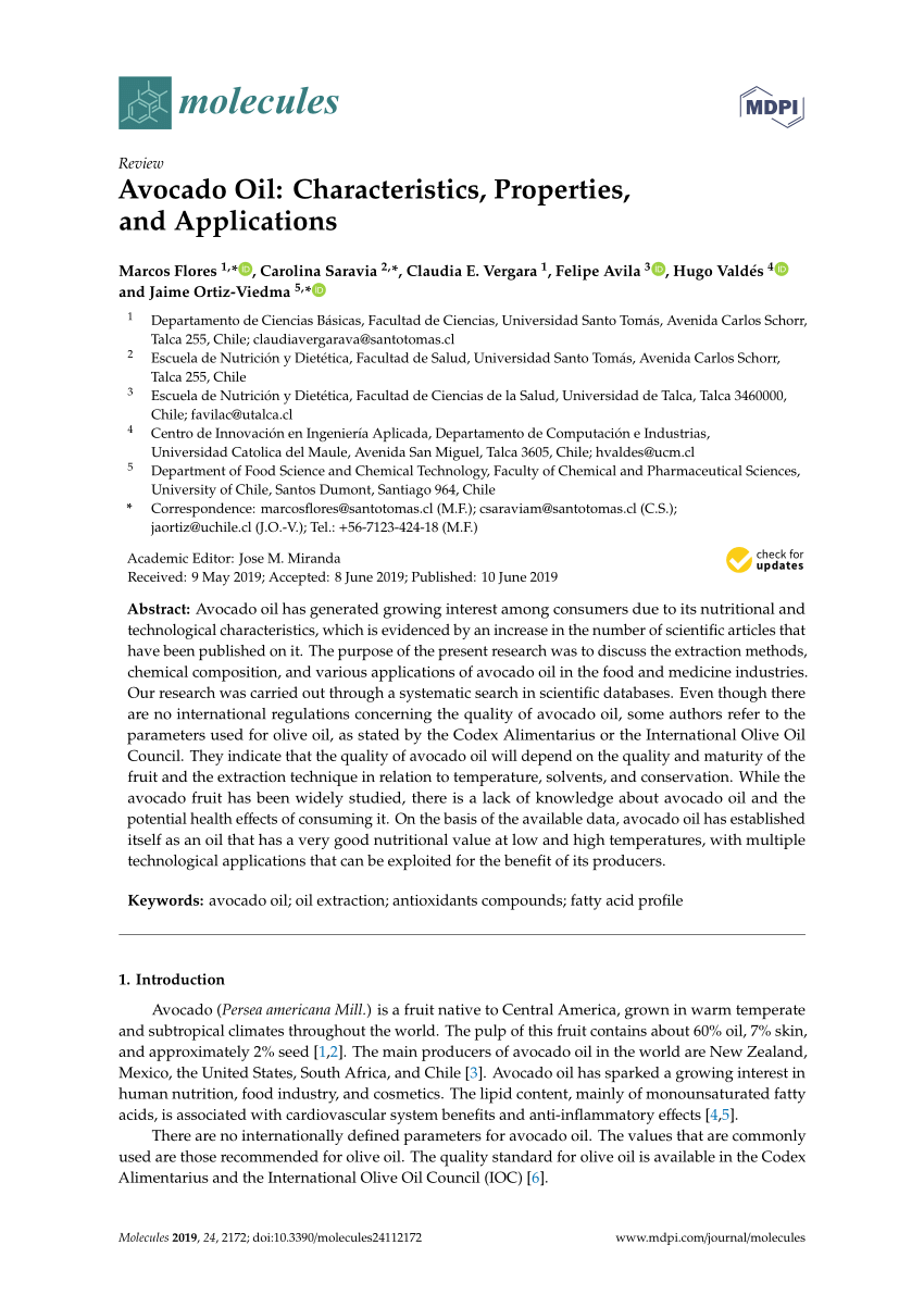 avocado research paper pdf