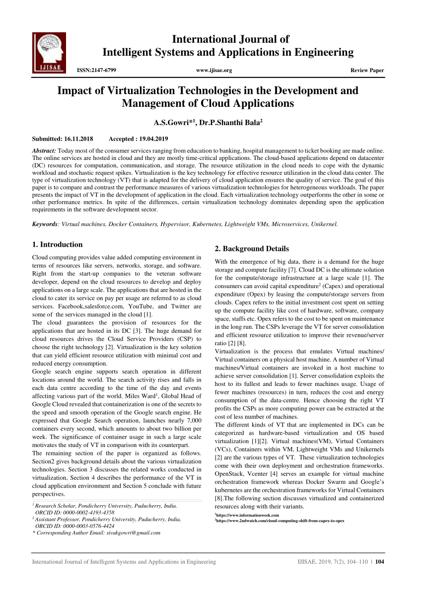 virtualization technology research paper