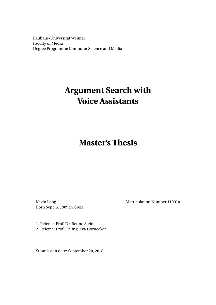 PDF) Argument Search with Voice Assistants