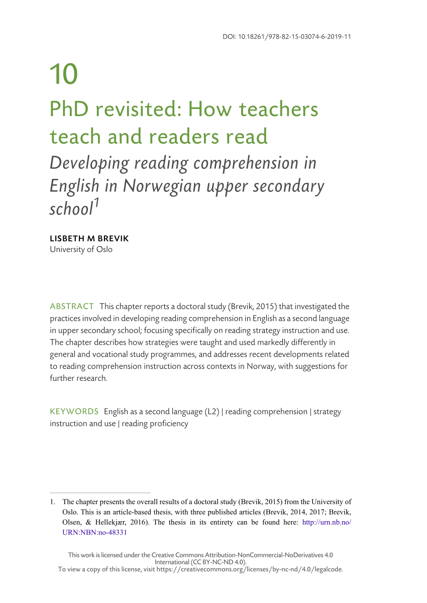 phd in teaching reading