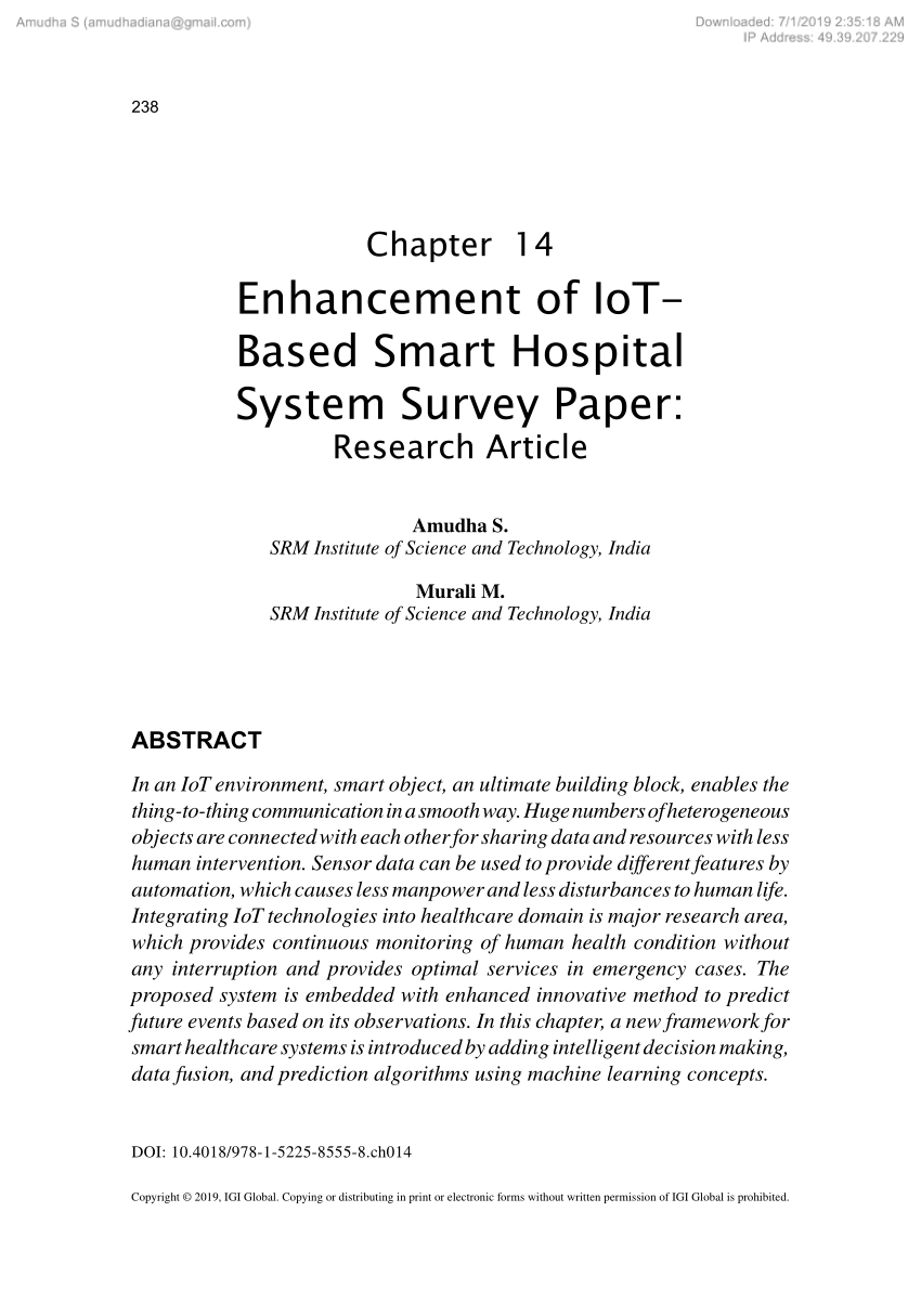 smart healthcare research paper