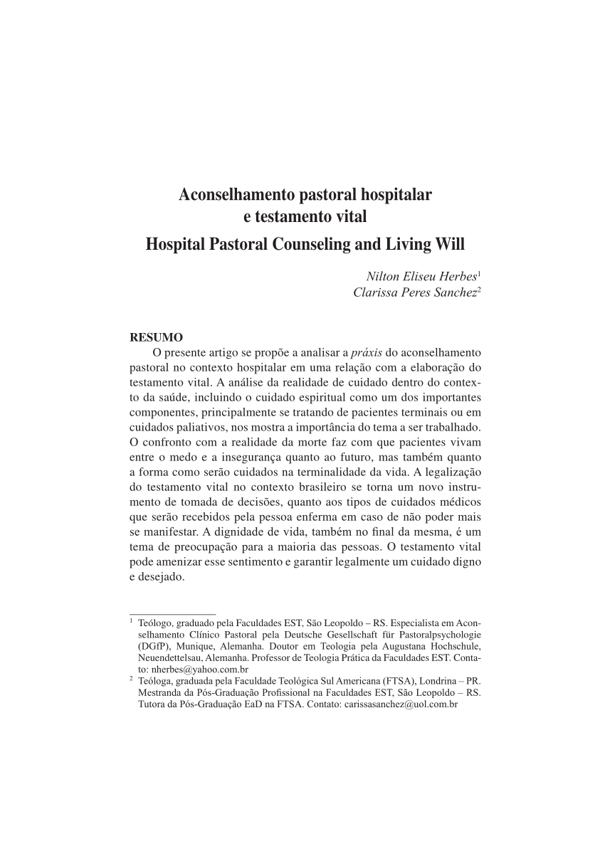 PDF) A capacidade de outrar-se – diferenças como desafio para a prática do  cuidado e aconselhamento pastoral