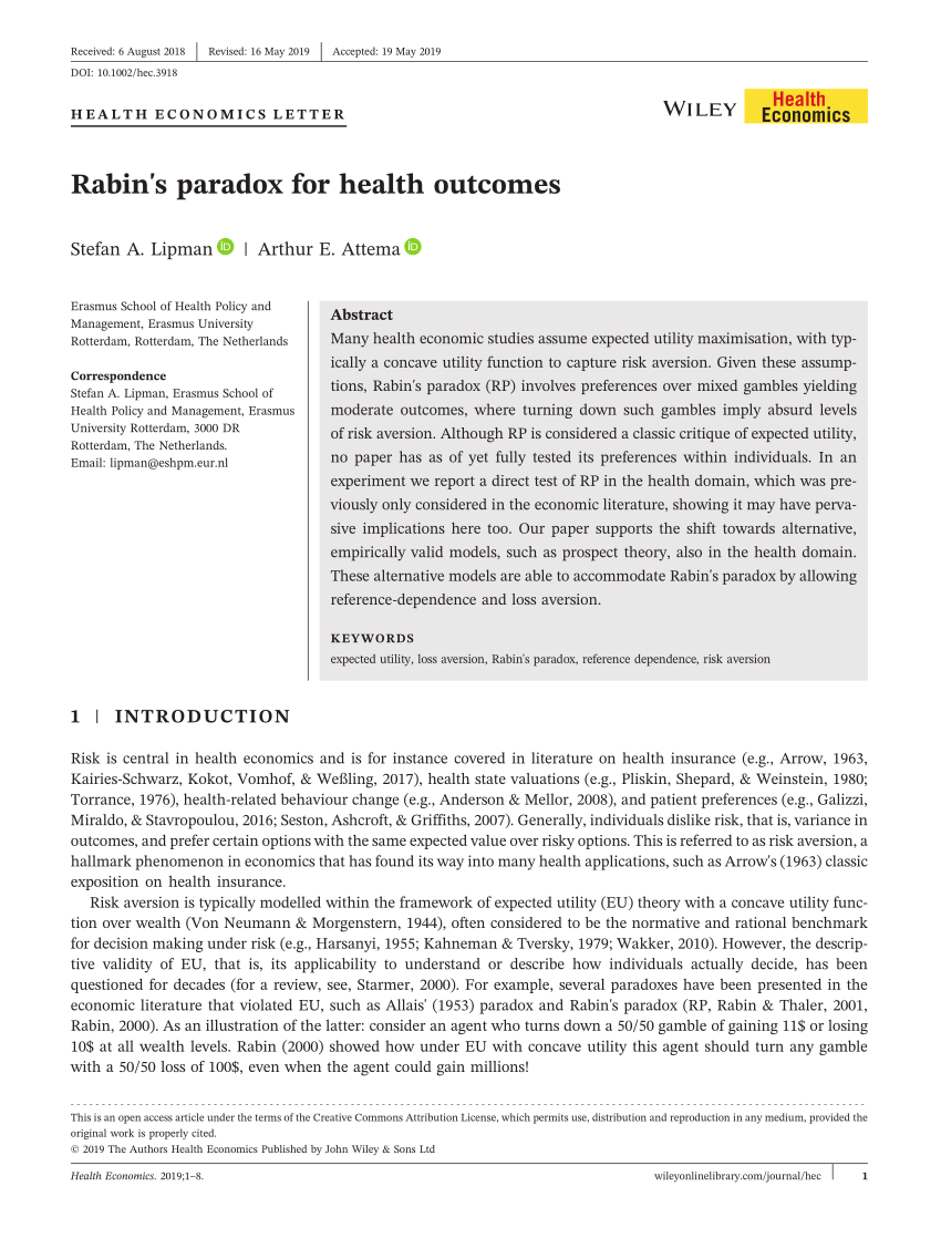 pdf-rabin-s-paradox-for-health-outcomes