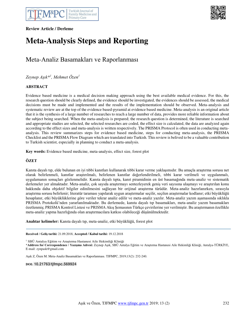 case report meta analysis
