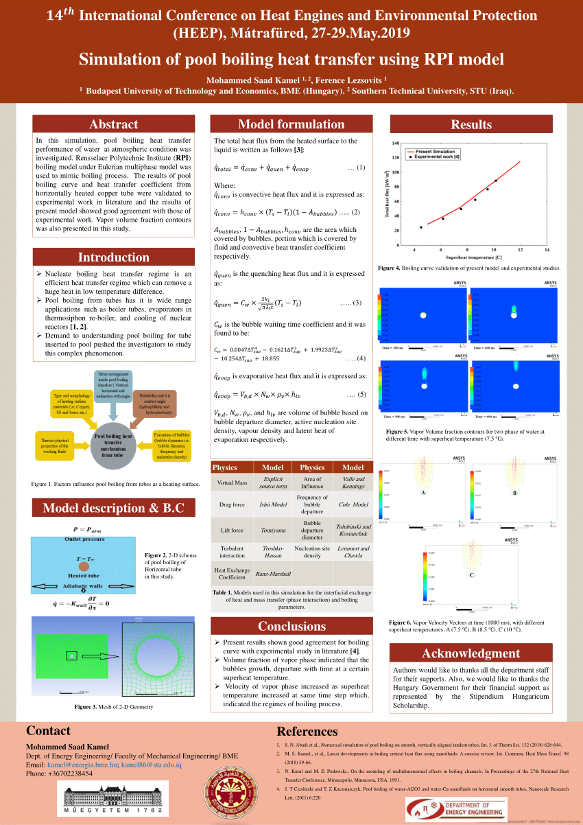 (PDF) Simulation of pool boiling heat transfer using RPI model