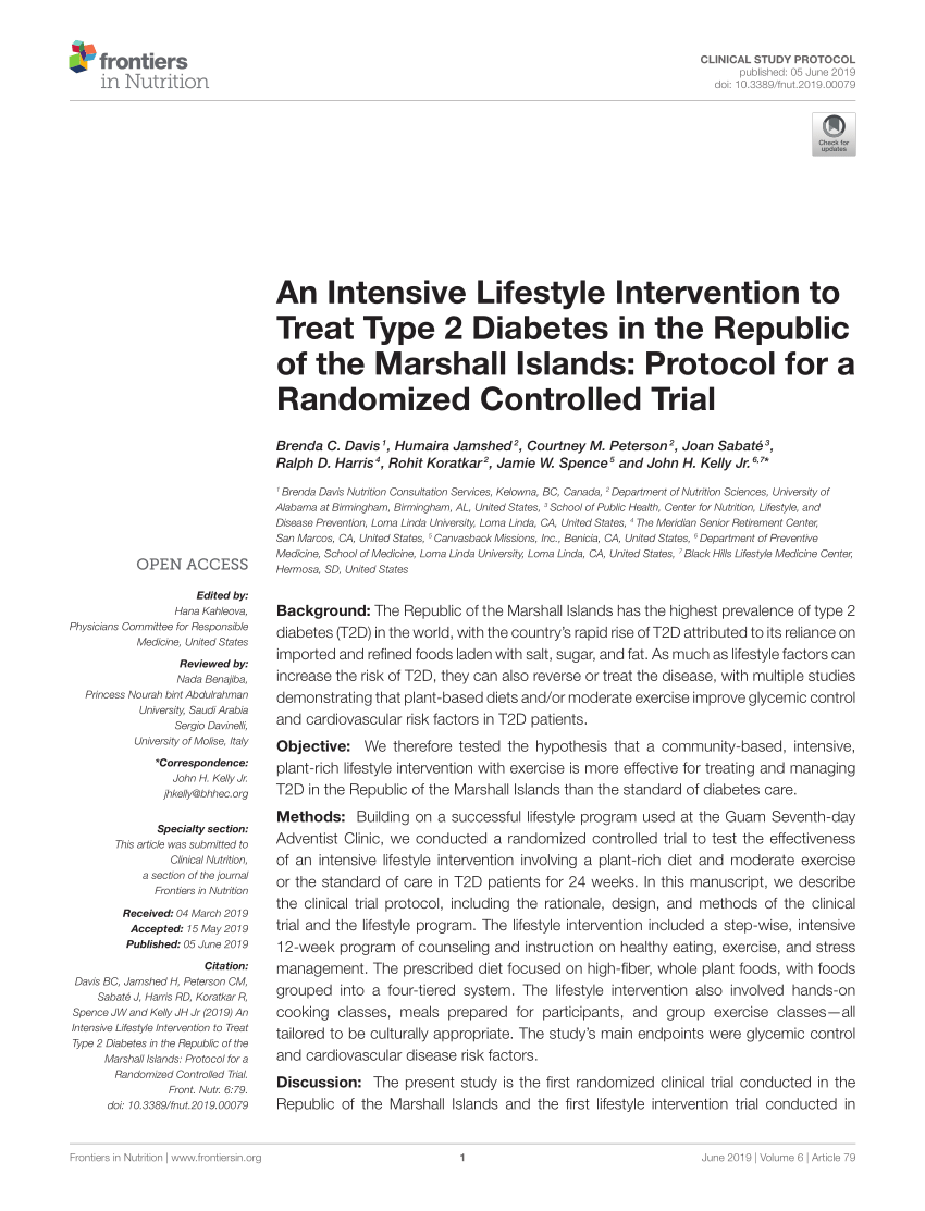 dunaief et al plant based diet 1999 diabetes