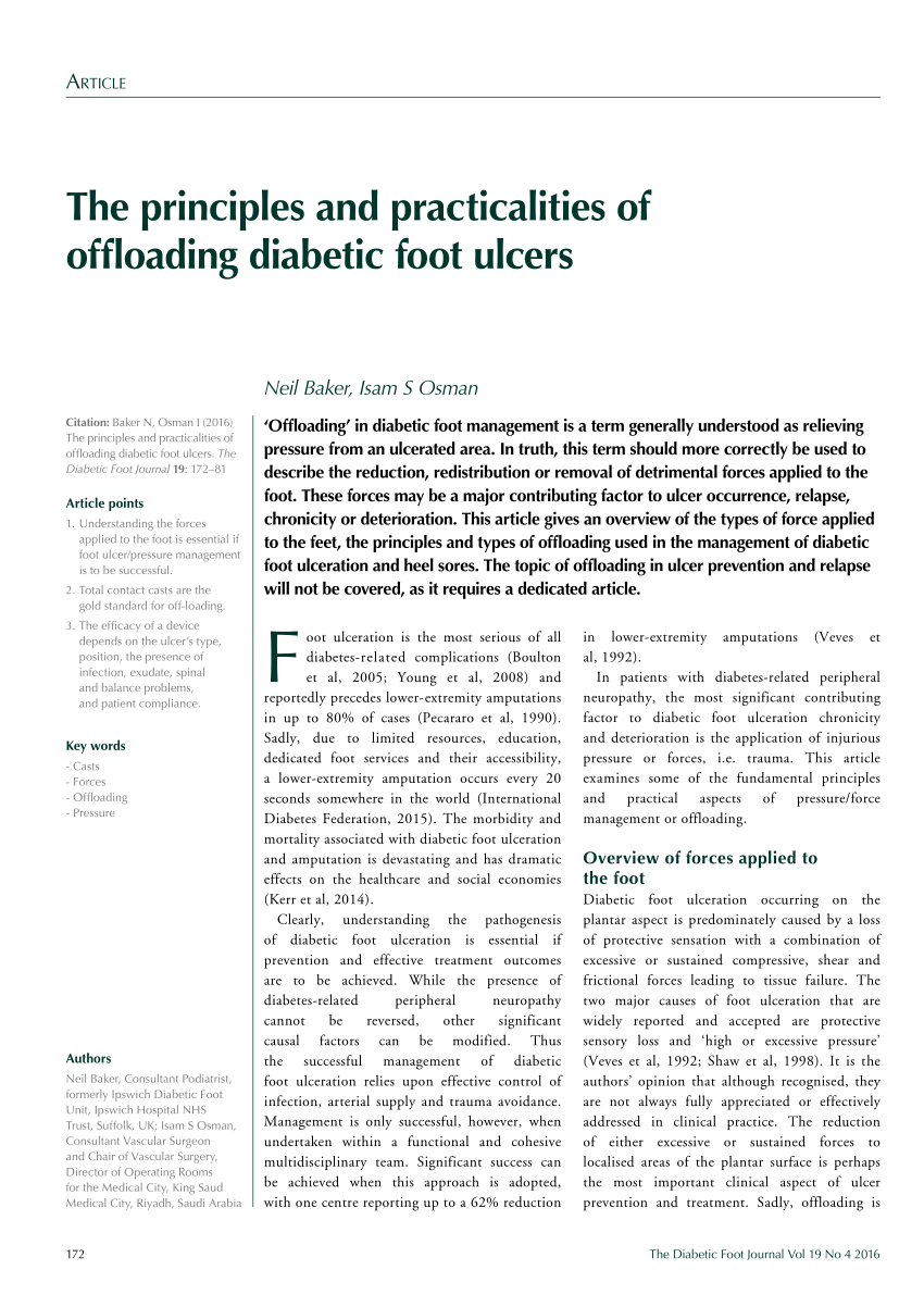 diabetic foot journal articles