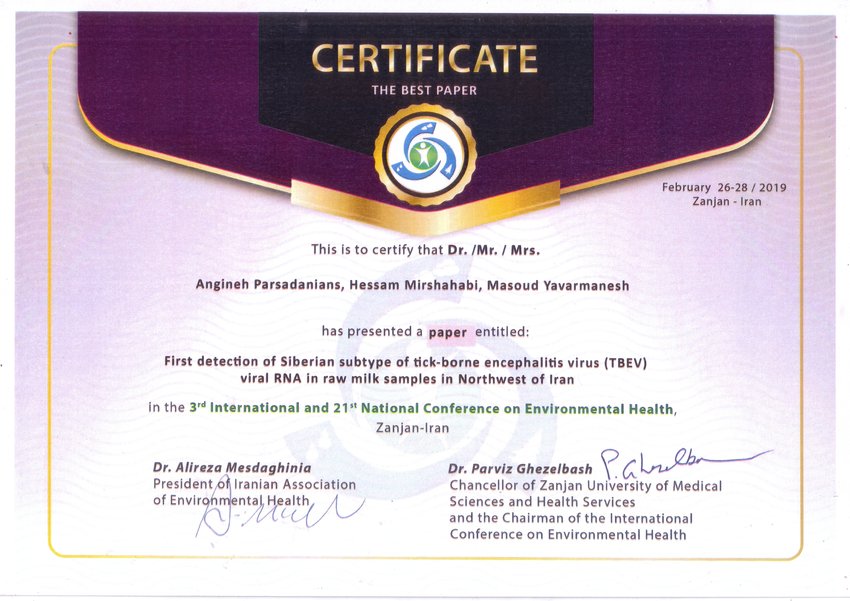conference paper presentation certificate