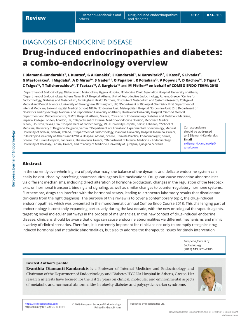 recent research articles in endocrinology