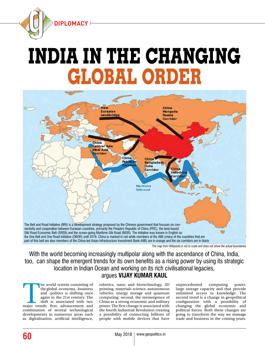 essay on india's role in changing global world order