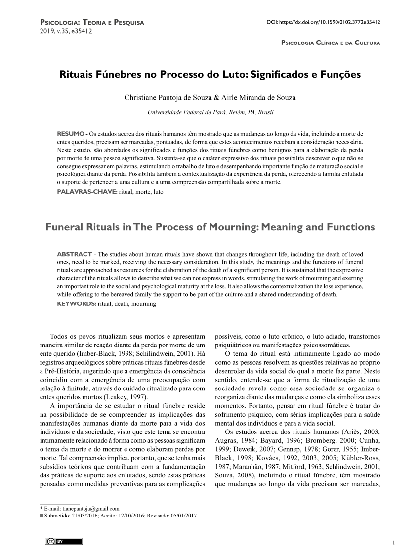 PDF) O rito (fúnebre) individual do neurótico em tempos de dessocialização  da morte e do luto: Uma leitura psicanalítica das tatuagens in memoriam.  [The neurotic's individual (funeral) rite in times of desocialization