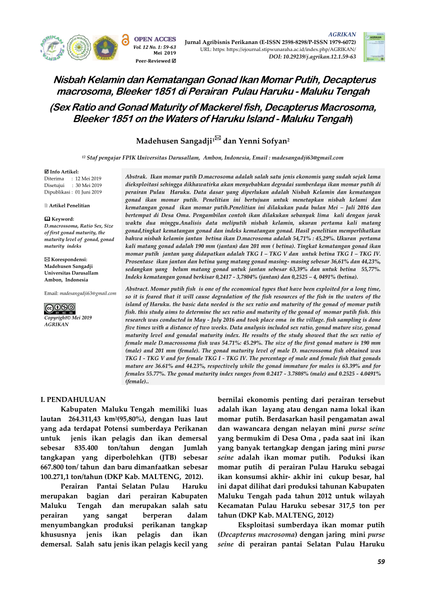 metode biologi ikan effendie pdf