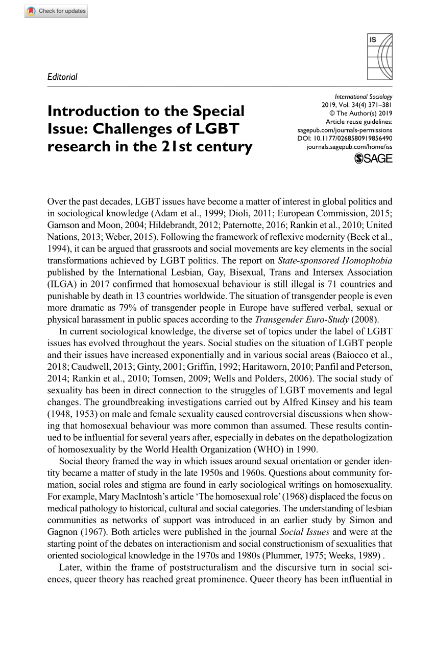 research papers on lgbtq