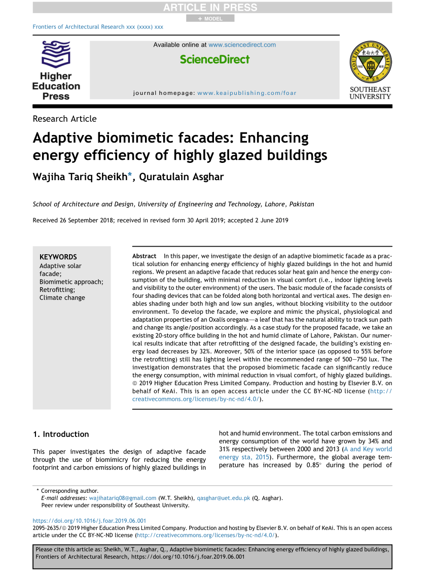 The impact of facade geometry on visual comfort and energy consumption in  an office building in different climates - ScienceDirect