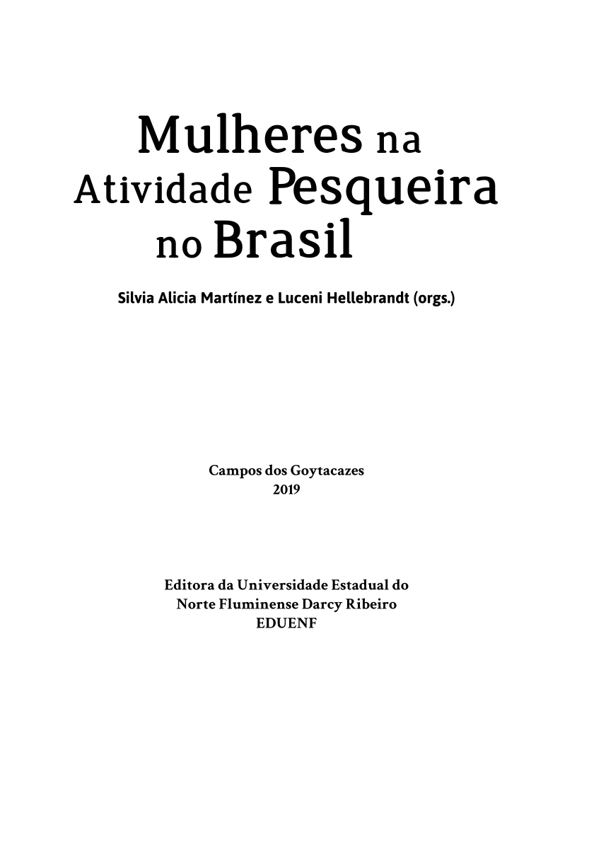 Pdf O Que Torna As Mulheres Invisíveis Na Pesca Reflexões A Partir De Pesquisa Com Mulheres 1875