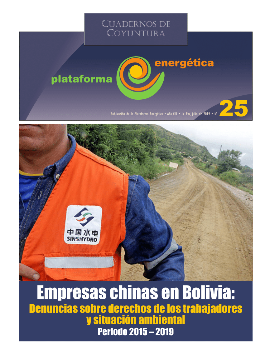 Pdf Cuaderno De Coyuntura 25 Empresas Chinas En Bolivia