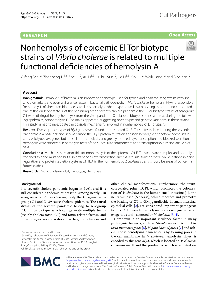 V. cholerae proteins present in human stool and recognized