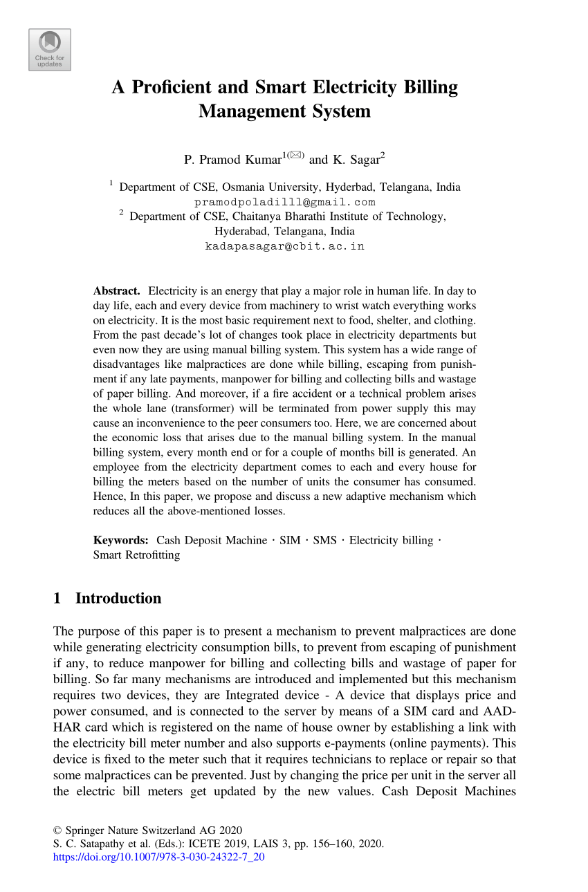 electricity billing system research paper