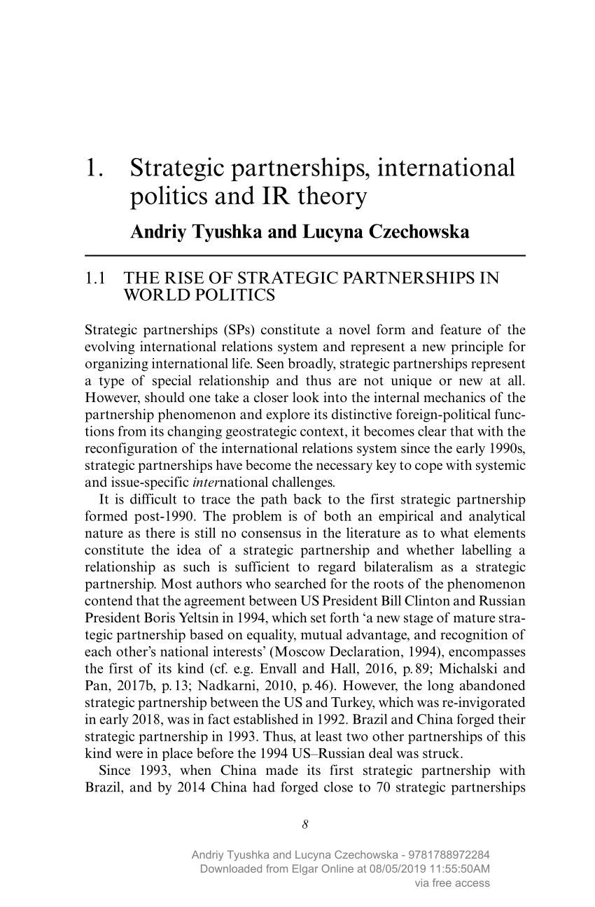 research paper in international politics