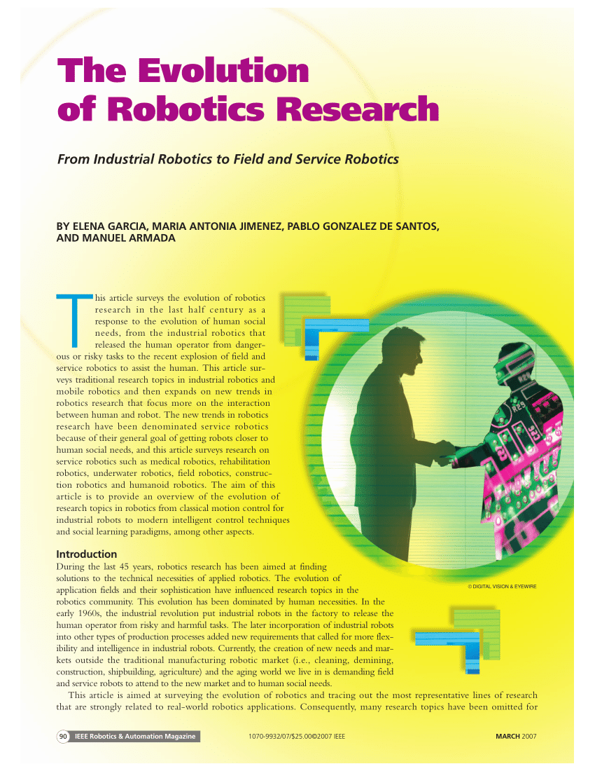 research paper topics about robotics