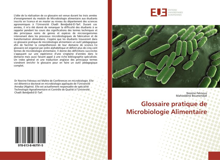 Pdf Glossaire Pratique De Microbiologie Alimentaire - 