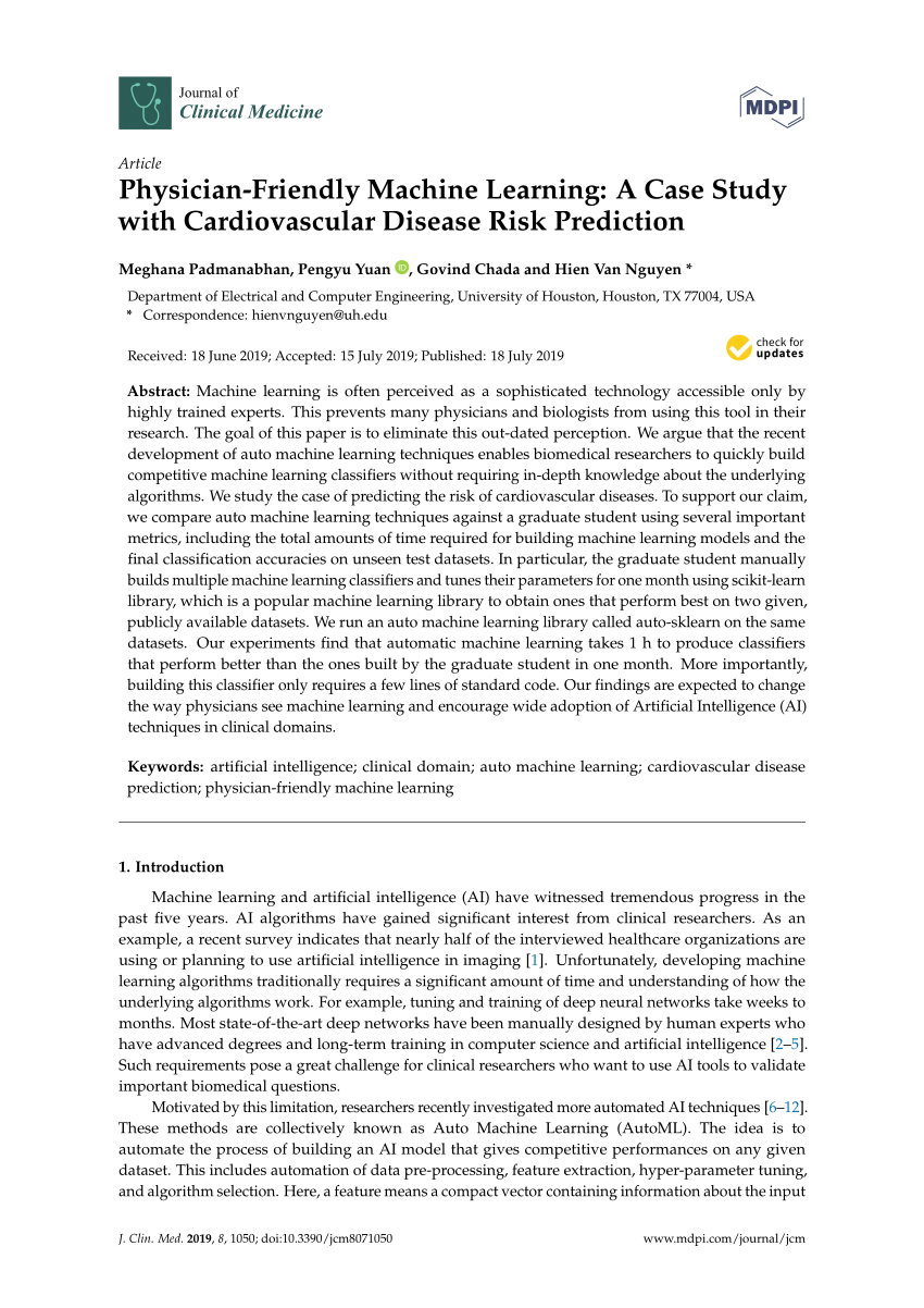 machine learning case study pdf