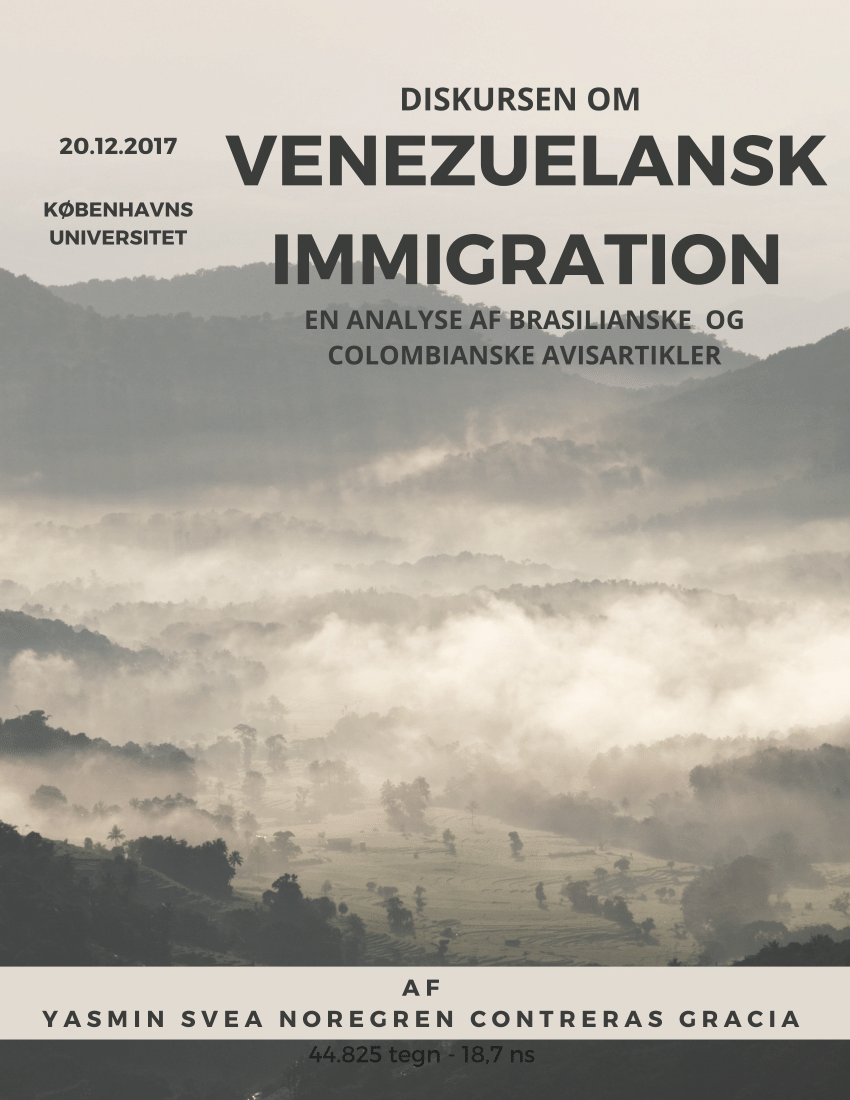 PDF) OM VENEZUELANSK IMMIGRATION