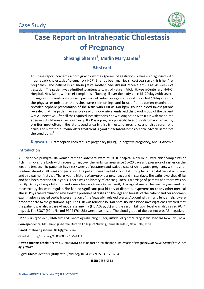 pregnancy case study nursing