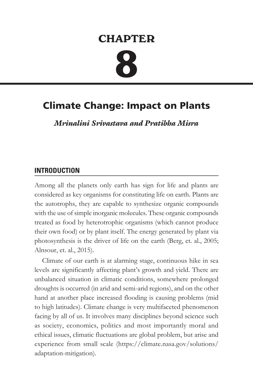 Essays on climate change and its impacts on plant distribution robert reich aftershock essay
