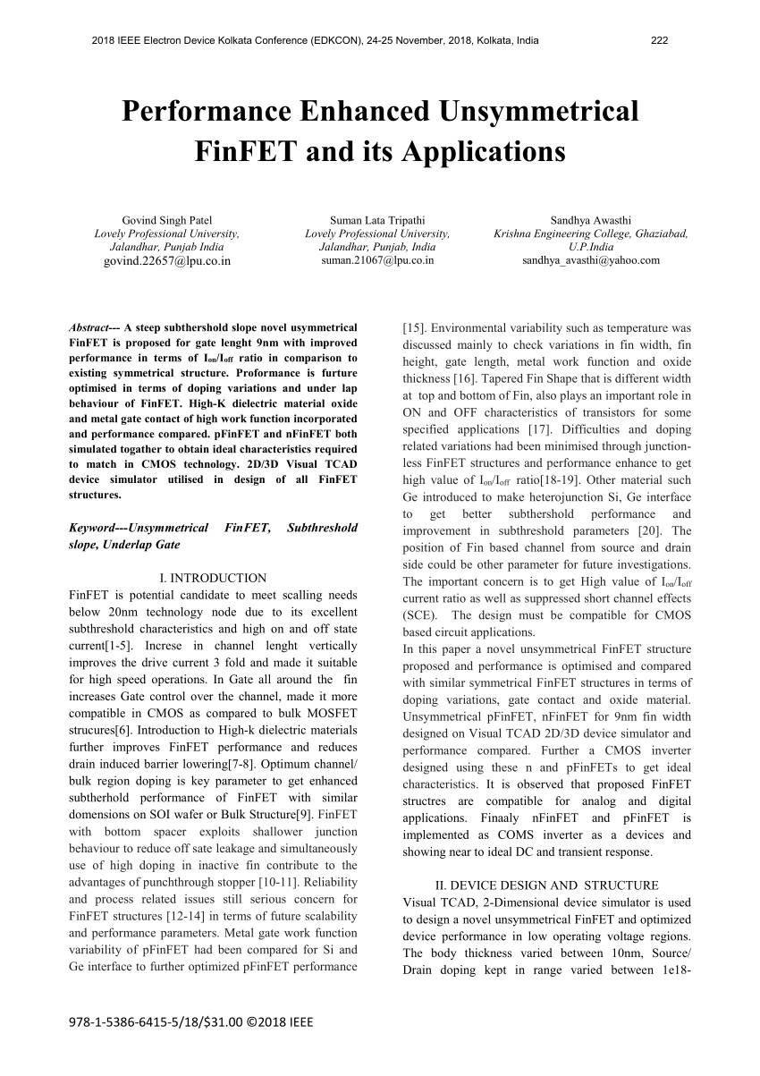 pdf-performance-enhanced-unsymmetrical-finfet-and-its-applications