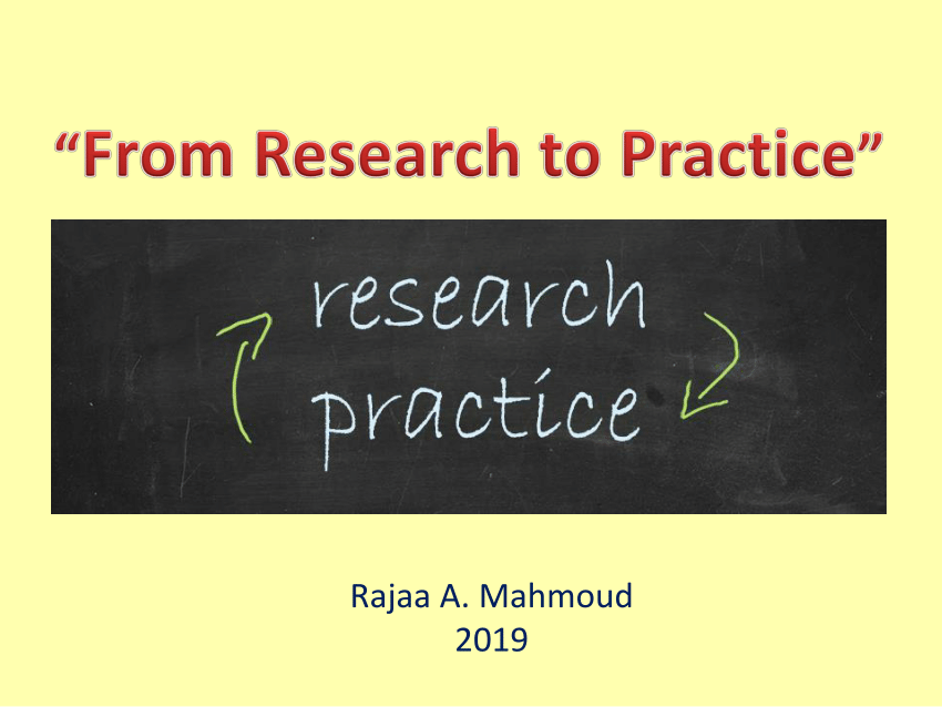 from research to practice