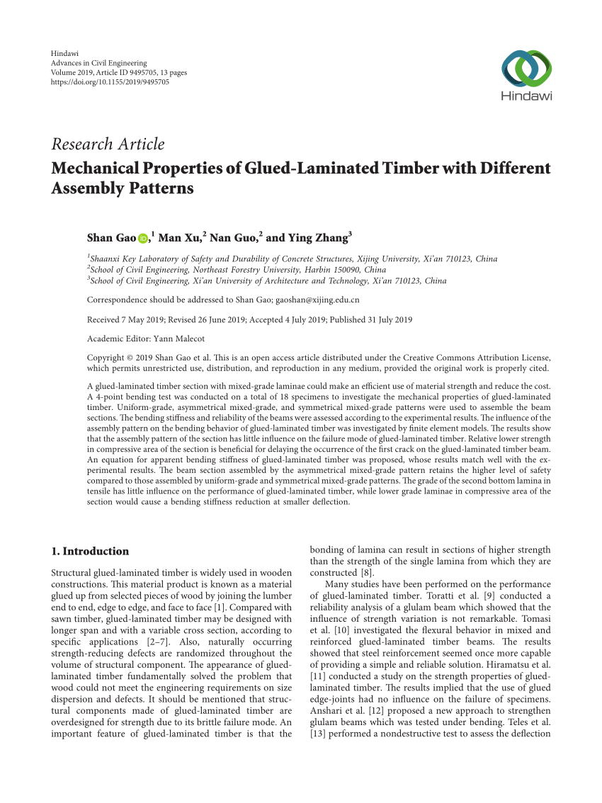 Study on the strength of glued laminated timber beams with round holes:  proposal of the design formula for the splitting strength, Journal of Wood  Science