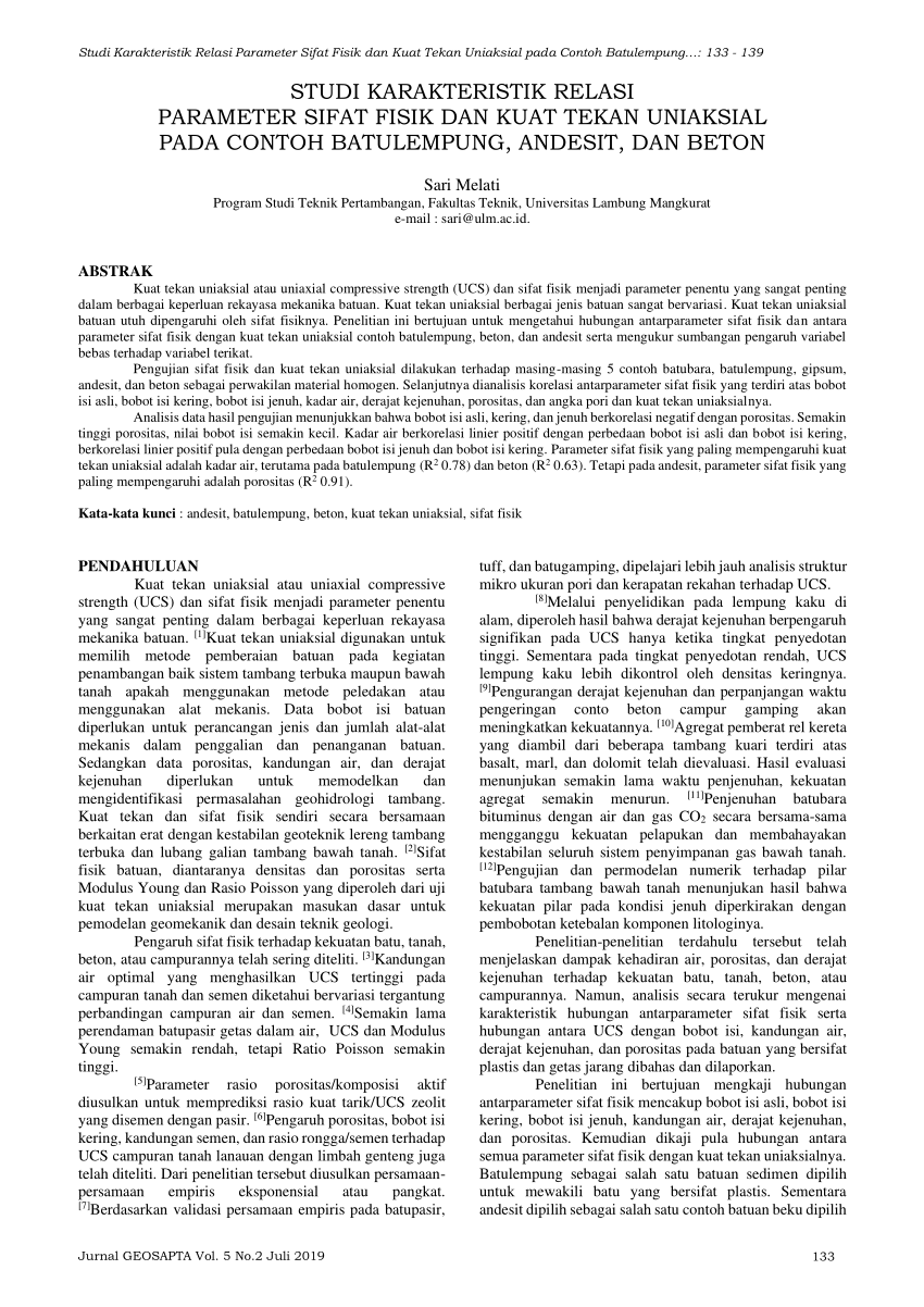 ★ Contoh jurnal tentang studi kasus pertambangan timbal