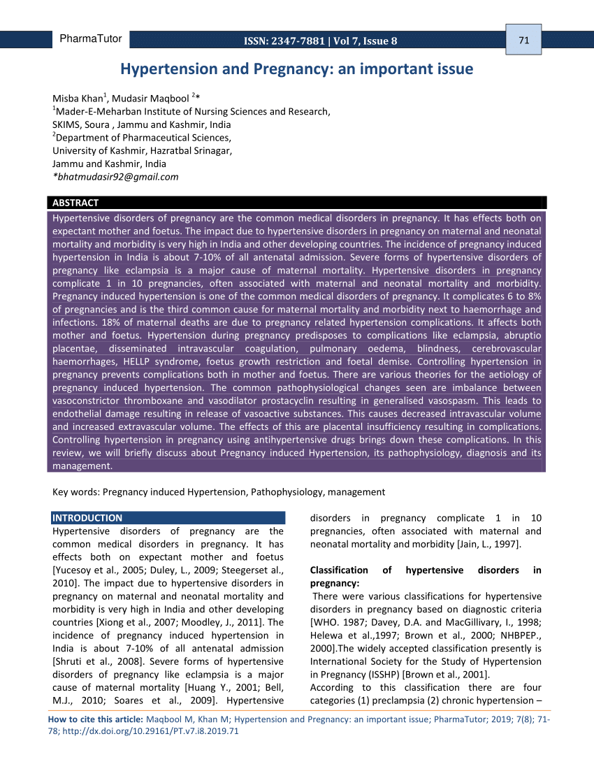 sample case study pregnancy induced hypertension