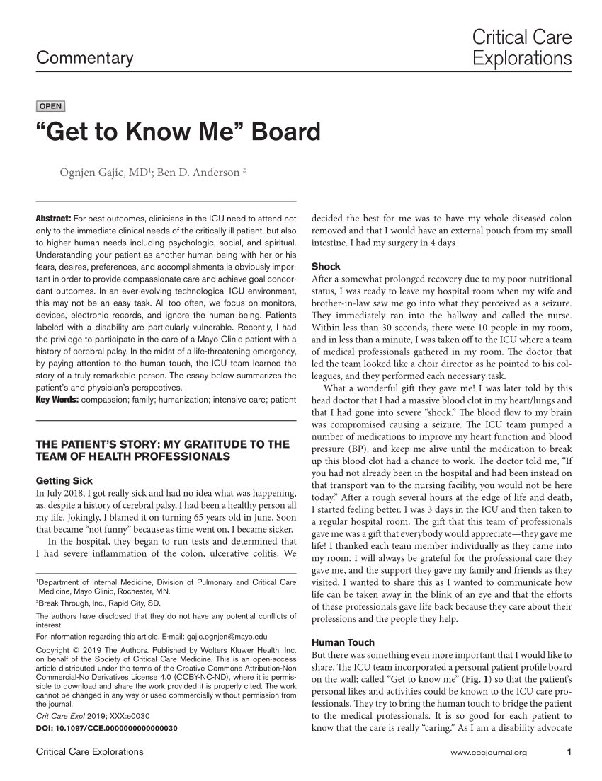 Pdf Get To Know Me Board