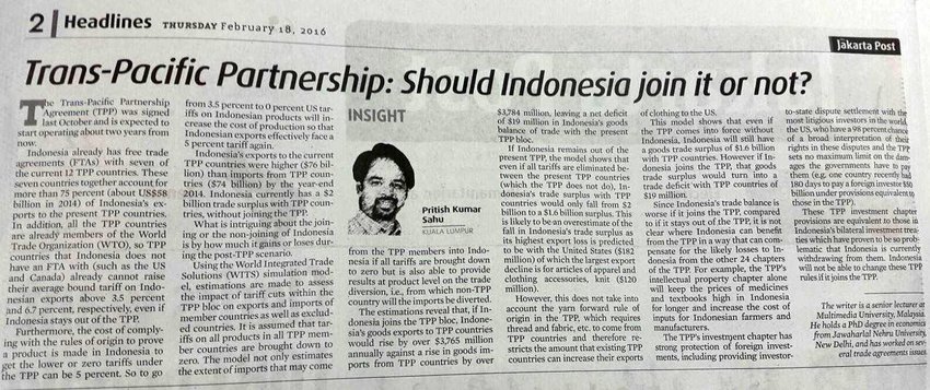 (PDF) Jakarta Post