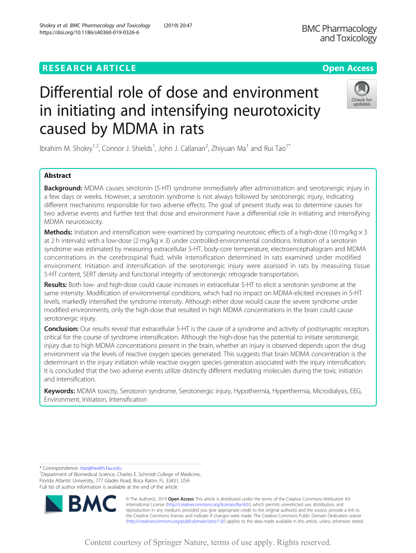 PDF Differential role of dose and environment in initiating and