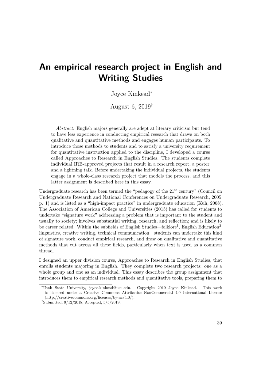 empirical research pdf