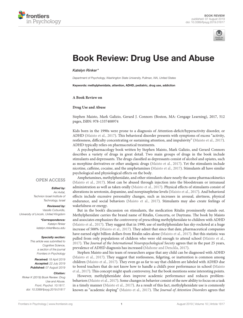 literature review on drug abuse in schools