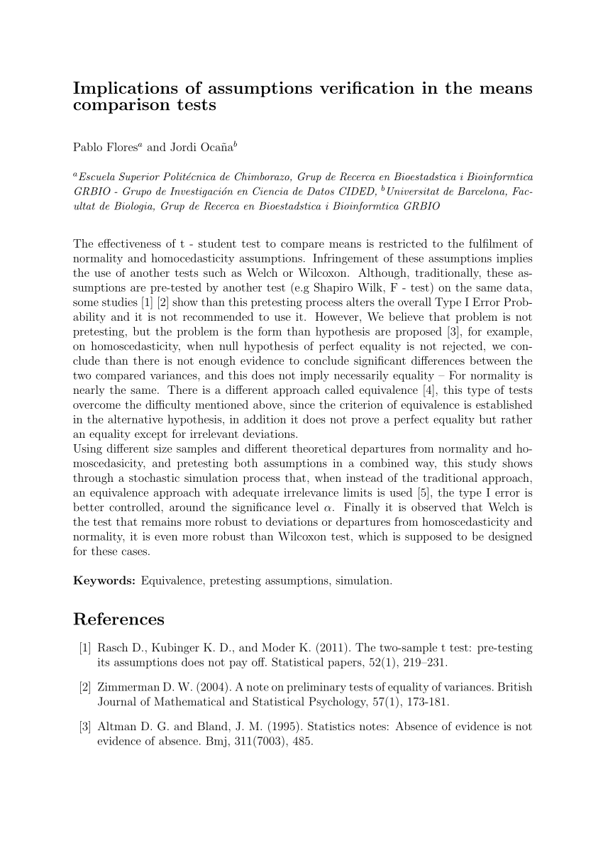 pdf-implications-of-assumptions-verification-in-the-means-comparison-tests