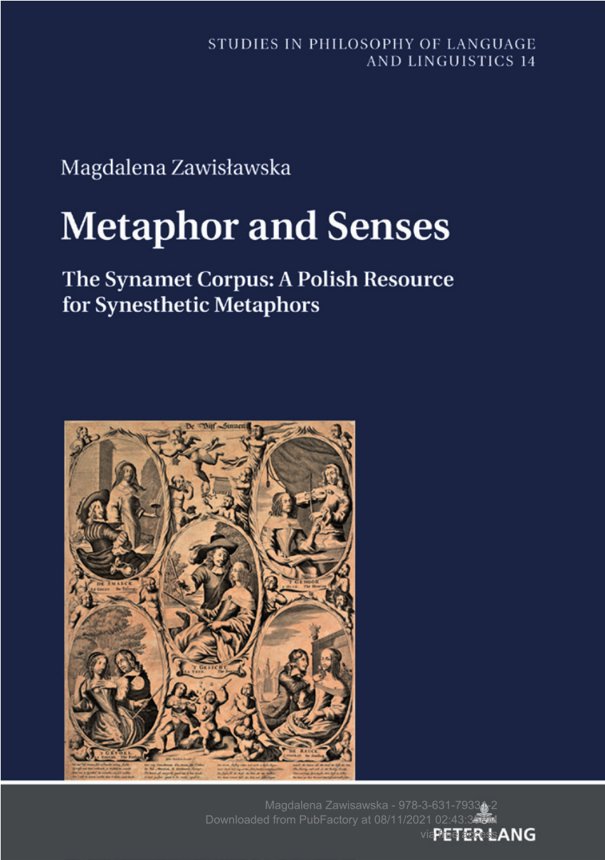 PDF) Metaphor and Senses: The Synamet Corpus: A Polish Resource for  Synesthetic Metaphors