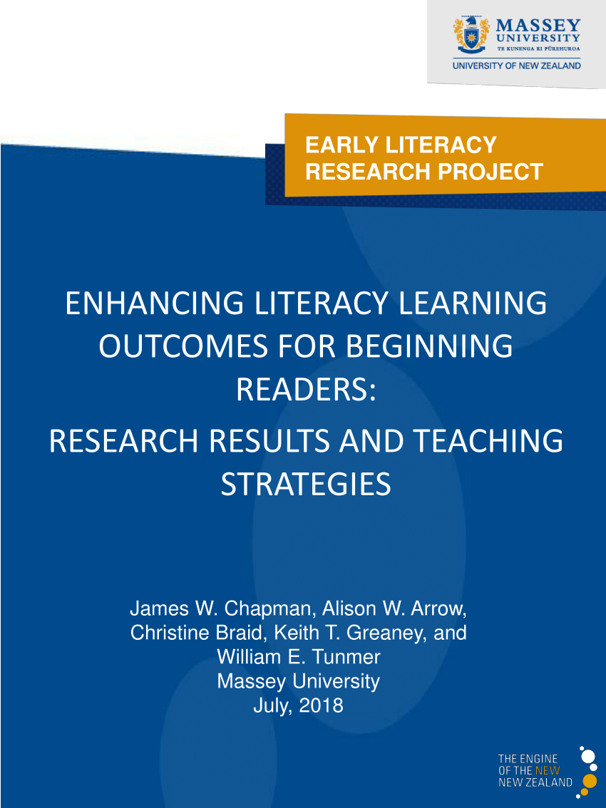 (PDF) ENHANCING LITERACY LEARNING OUTCOMES FOR BEGINNING READERS ...