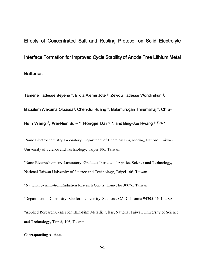(PDF) Effects of Concentrated Salt and Resting Protocol on Solid