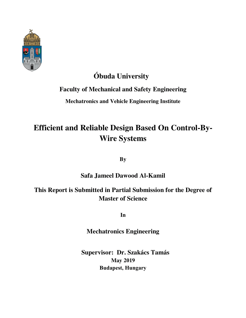 thesis for control system